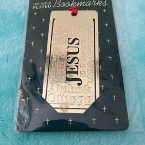 18K Gold Plated Religious Bookmark